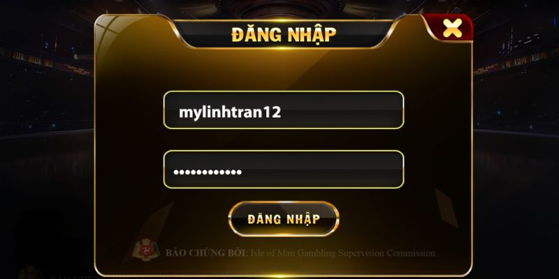 Điền thông tin đăng nhập Vicclub một cách chính xác